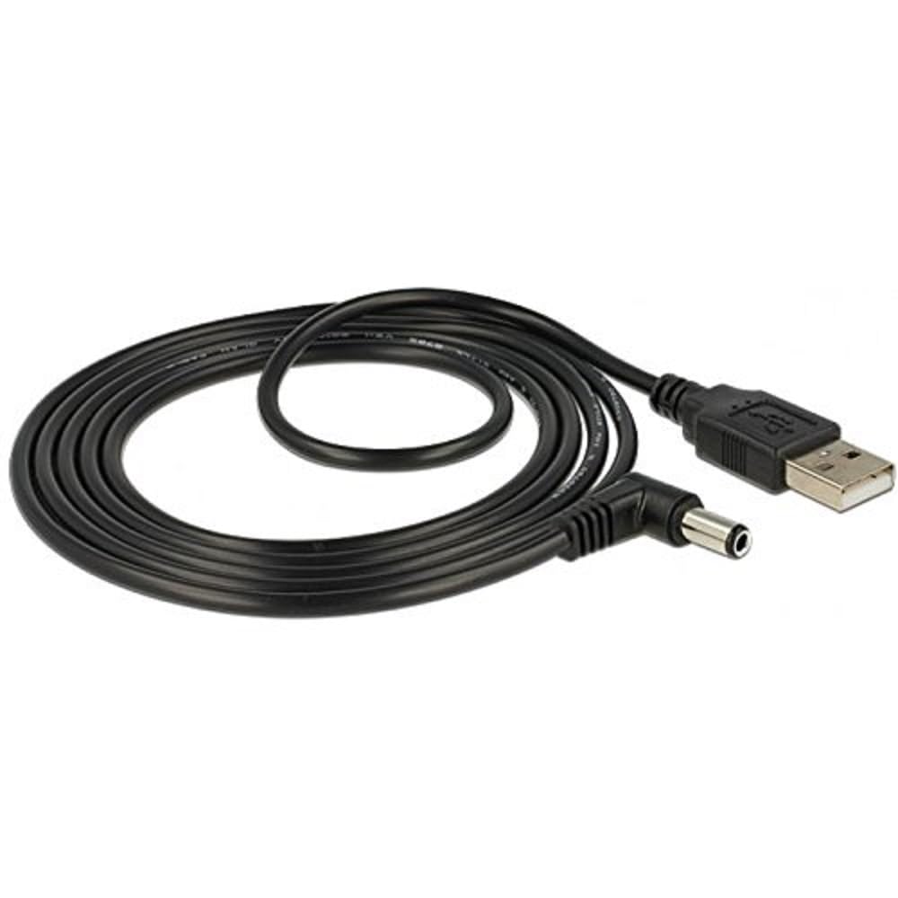 Cavo Di Alimentazione Usb Dc 5,5 X 2,50Mm 90Â° 1,5 Mt