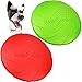 2 Pz Frisbee per cani, Frisbee di Gomma, Giocattolo Frisbee Cane, Frisbee per Animali Domestici, Disco Volante per Cani per Allenamento e l'Intrattenimento Interattivo All'Aperto