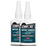 Premium Cyanoacrylate (CA) Super Glue by CYAFIXED - 4 Oz Value Pack, Fast Curing Strong Glue - Mediu