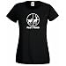 Damen T-Shirt mit Reh Jagd und Spruch Fast Food Design / Fruit Of The Loom Super Premium T-Shirt / Hirsche in Scoope Jage Hemden / Silhouette Hemd + Gratis Zufällig Aufkleber Geschenk - Schwarz, Small