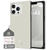 COCOMII Rectangle for iPhone 12/12 Pro Case, Glossy Ivory