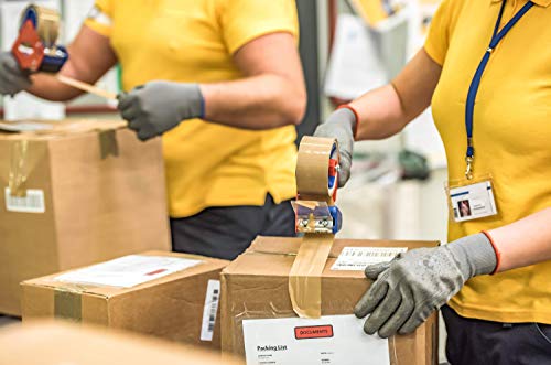 Wod Cst20Wba Tan Packing Tape - 2" In. X 60 Yards Per Roll (6 Rolls) - Strong Heavy-Duty Industrial Shipping Box Packaging Tape For Moving, Office, & Storage #TOP4