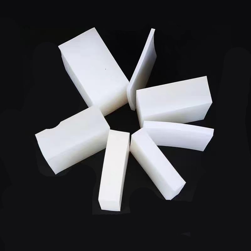 Foglio di gomma siliconica bianca flessibile - Tappetino in gomma VMQ resistente for lavori artigianali, sigillatura e ammortizzazione - 1 pezzo(200x200x10mm)