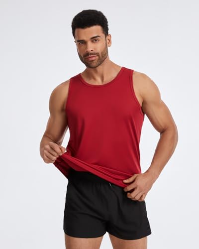 Celfaeree 5er Pack Tank Top Herren Schnelltrocknendes Ärmelloses Shirt Unterhemd Fitness Bodybuiding Achselshirt… – Ansicht 4