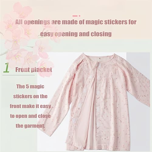 Bedridden Patient Clothing，Disability Clothing，Tear Away Suit,Fully Open Design3