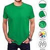 Love My Fashions Men's Round Neck Short Sleeves Plain T-Shirt (UK, Alpha, 3XL, Regular, Regular, Kellay Green) #4