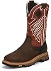 Botas de trabajo Justin Commander X5 para hombre, punta de acero 7