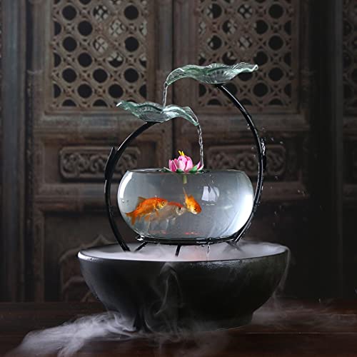 Fountain de table décoration intérieure et bureau en céramique