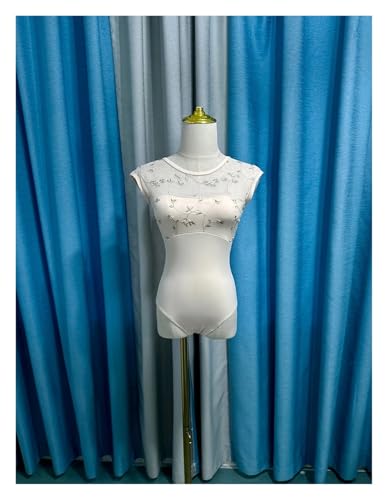 Ymnilian Falda Ballet Mujer,Faldas Ballet Maillot de Ballet for Adultos con Estampado Bordado, Ideal for Practicar Ballet, Gimnasia y Baile.(E,Smail)