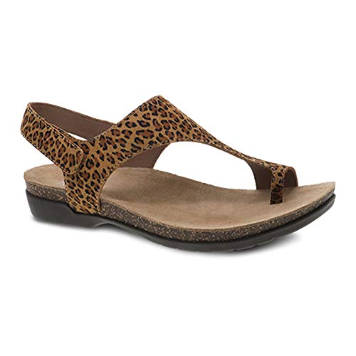 Image of Dansko Reece Sandal for Women - Memory Foam and Cork Footbed for Comfort and Arch Support - Lightweight Rubber Outsole for Long-Lasting Wear with Hook & Loop Strap