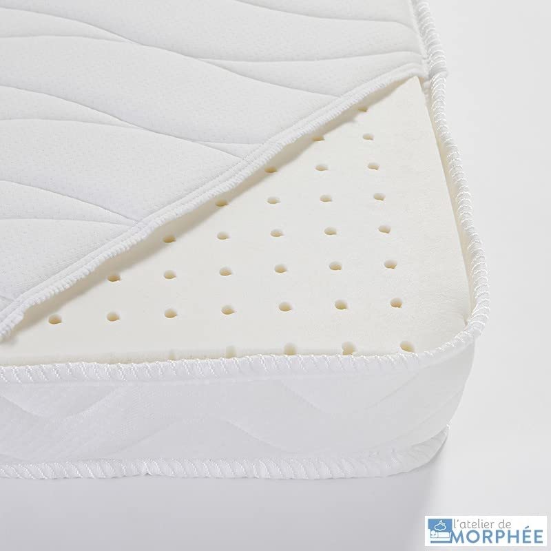 Drap housse adulte coton bio lila blanc Les Matelas De Morphee | La Redoute Drap housse adulte coton bio lila blanc Les Matelas De Morphee | La Redoute