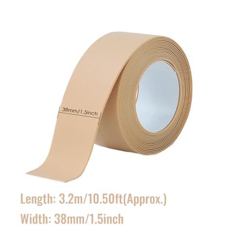 Image of Bath Sealant Strip Waterproof Caulk Tape Wall Corner Caulk Strip Sealing Tape Self Adhesive Simple Tape for Kitchen, Toilet Bathtub, Bathroom, Sink, Countertop and Floor Wall Edge Protector