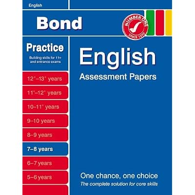 Bond English Assessment Papers 7-8 years
