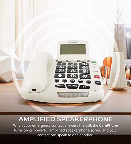 ClearSounds CSC600ER Teléfono con Cable Amplificado y Alarma SOS miniatura 6