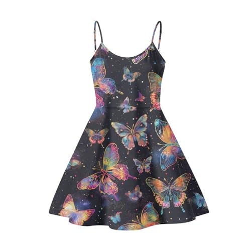 Image of Biyejit Women Casual Loose Dress Strap Long Summer Beach Swing Dress