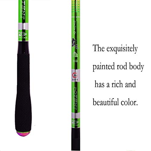 CJshop Teleskopische Angelrute Hand Rod Angel Super Light Superfein Super Hard Karausche Rod Teleskop Karausche Carbon… – Bild 5