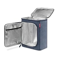 reisenthel coolerbox Herringbone Dark Blue - Rundum flexibel, praktische Kühltasche mit Zwei Öffnungen – Ansicht 3