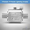Proxicast Coaxial Lightning Arrester/Suppressor with 75 Ohm F Female Connectors - Pro-Grade Coax Cable Surge Protector for Television (TV) / Satellite Dish Antennas & Cable Internet Use (ANT-271-002)