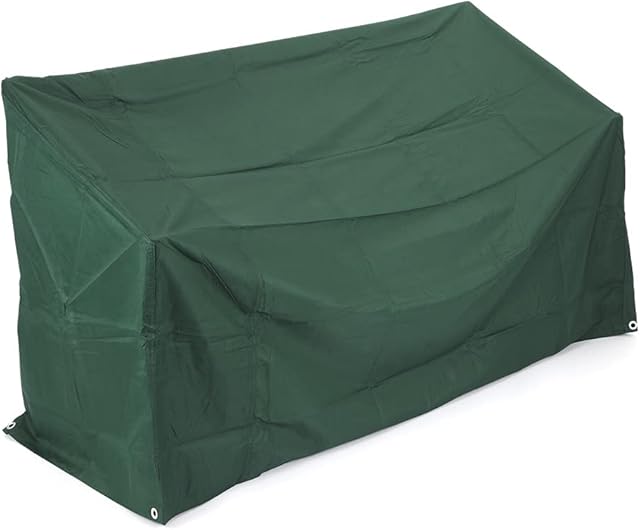 Trueshopping Weatherproof Garden Furniture Bench Cover - 3 Seater Outdoor Heavy Duty Protective Polyester Cover - Waterproof, UV Protective, Windproof, Snow and Dirtproof