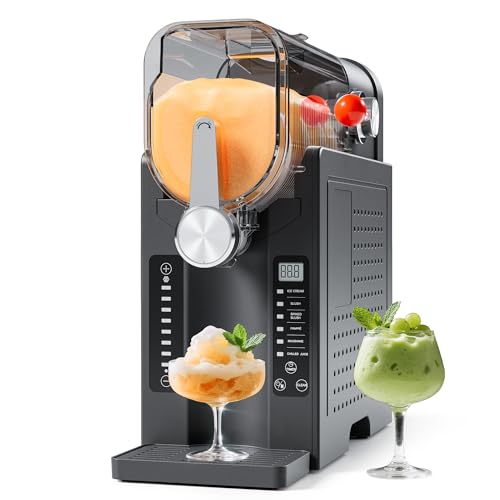 Slushie Machine No Ice Needed, Slushy Machine for Home, Frozen Drink Maker with 6 Preset Programs...
