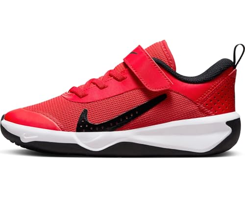 Nike Unisex Kid's Omni Multi-Court (Ps) Low Top Shoes, University Red Black White, 11.5 UK Child