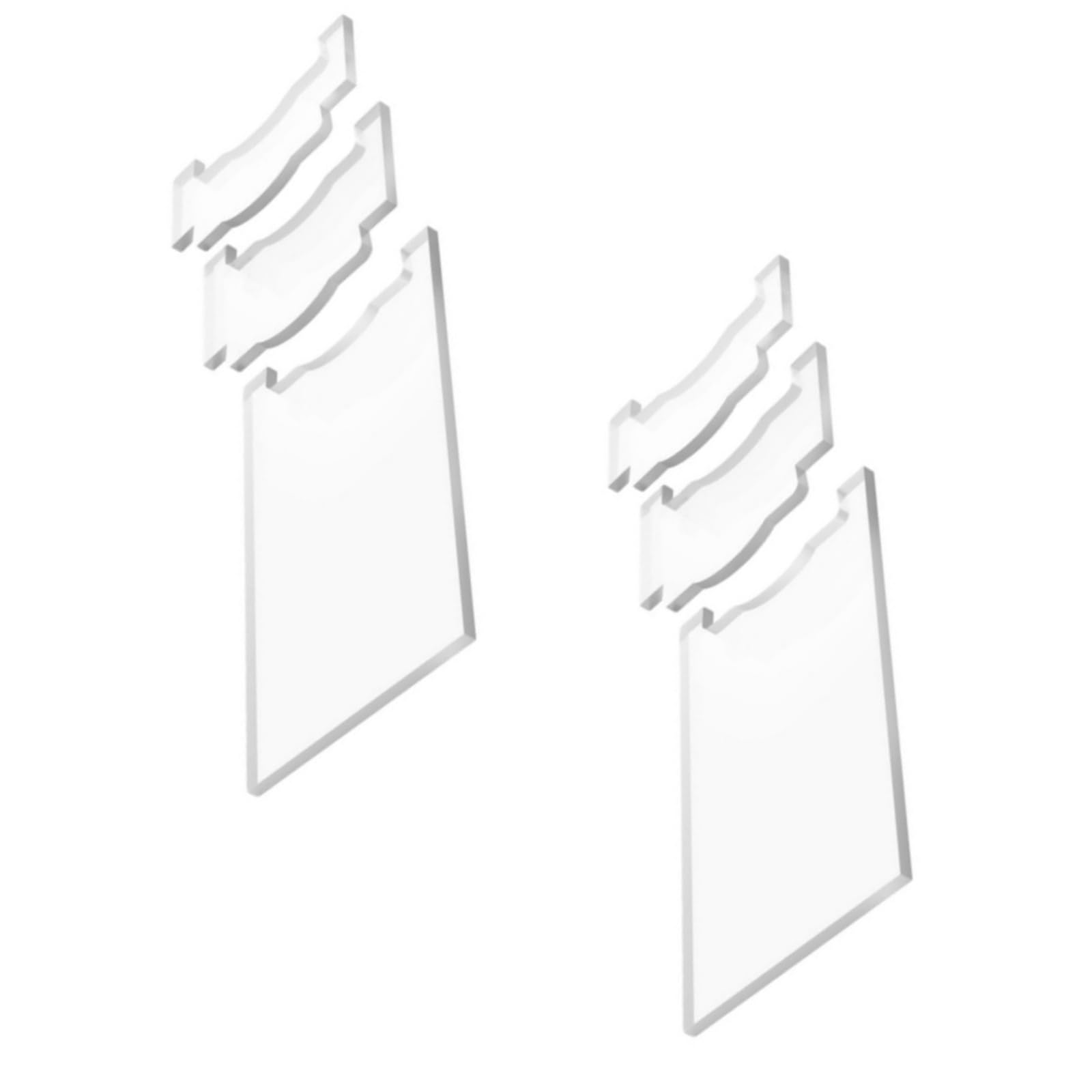 Entretoises murales en acrylique transparentes pour un alignement discret de votre canapé