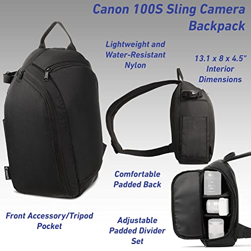 Ultimaxx Advanced Canon R7 Camera with 18-150mm Lens Bundle - Includes: 2X 128GB Ultra Memory Cards, 0.43x Wide-Angle Lens Attachment, 2X Spare Batteries, LED Light Kit & Much More (31pc Bundle) - Image 8