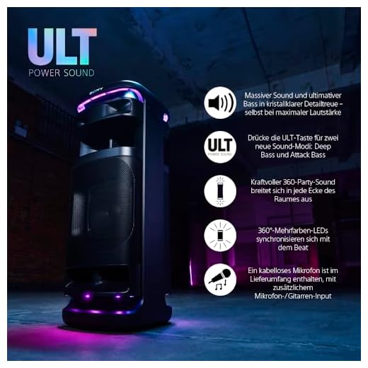 Sony ULT Tower 10 Bluetooth-Party-Lautsprecher