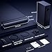 Saiyin Soundbar with 4'' Subwoofers - 70W Rounded-Edge Subwoofer & Compact Soundbar for TV, 2.1 Audio Enhanced Surround Sound System for TV, Bluetooth/Optical/AUX Connection for TV/PC