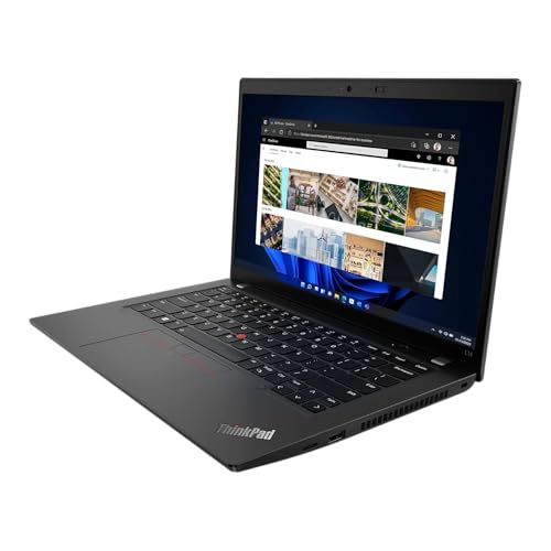Image of (Refurbished) Lenovo L14 10th Gen Intel i5 Light HD Laptop (16 GB DDR4 RAM, 512 GB SSD, 14 inch Display, Windows 11, MS Office, Wifi, BT, Webcam, Intel HD Graphics)