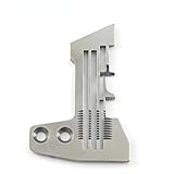 Blooy - Placa de garganta E800X Siruba 737 (700F 3 hilos) Overlock piezas de máquina de coser placa de aguja especial para tela fina