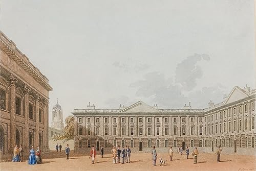 Peckwater Quad Christ Church poster image impression sur toile George Pyne décoration salon