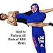 Infinix Sports Kids Grappling Dummy BJJ Wrestling Buddy for Kids Youth MMA Boxing Brazilian Jiu Jitsu Dummy Children Punching Bag 110cm UNFILLED (Blue)