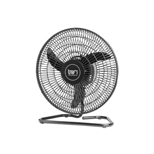 Tron Linha PP Ventilador de Mesa, 140W, Preto, 50 cm, Bivolt