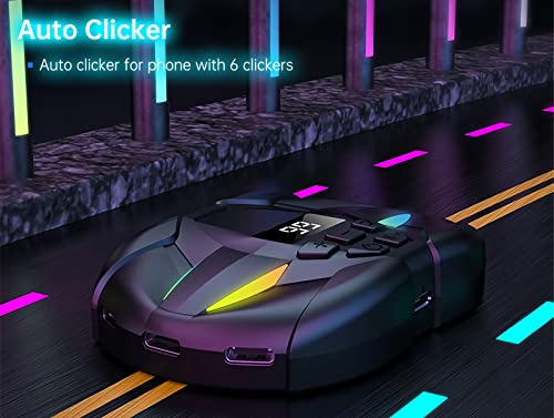 Auto Clicker [6 Clickers] For Phone Pad, Capacitive Screen Device. Give A Like In Apps, Gaming, Shopping, Deal, Live Streaming, Reward Tasks. Adjustable Speed - 1 Host With 6 Clickers #TOP1