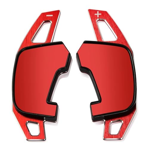 �p�h���V�t�^�[ ���� Compatible With Polo For Scirocco For J&etta GLI �Ԃ̃X�e�A�����O�z�C�[���p�h���V�t�g�g���V�t�^�[(Red)