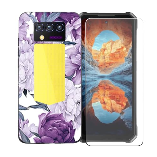 BMPNLSZ �K�p Oukitel WP100 Plus ?�g�уP�[�X + HD �ی�t�B���� - LLM28 | HD�����K���X�ɓK�����ėpTPU�ی�J�o�[�A�V���J�Q���V�F���o���p�[�ی�o�b�N�V�F��-�K�p Oukitel WP100 Plus�ɓK����9