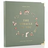 Keepsake Baby Memory Book for Boys and Girls – Timeless First 5 Year Baby Book – Neutral Journal Scrapbook or Photo Album - Record a Milestone for Every Event from Birth to Age 5