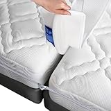 FeelAtHome Twin to King Bed Converter Kit - Bed Bridge - Twin XL Connector to King Maker - Mattress Bridge - Conversion Kit (8