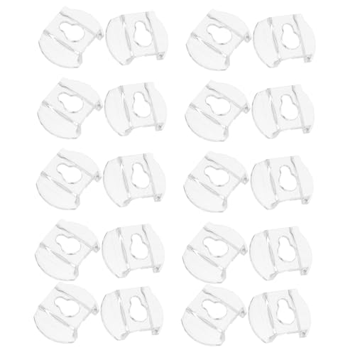 Image of Veemoon 20pcs Storage Hook Hangers Picture Hook Picture Frame Backing Clips Picture Frame Mount Hook Brackets for Wall Photo Hanging Hardware Wall Hanging Bracket Transparent Acrylic