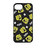SmaSmaSweets 背面ガラス ケース For iPhone 16e カバー iphone16e バンパーケース [デザイン:23.yeタイガース（bk）] 阪神タイガース 阪神 タイガース グッズアイフォン16e スマホケース 強化ガラス