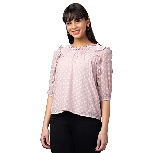 Image of Globus Women White Solid Sleeveless Top