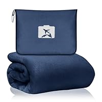 Decken Reisedecke Ultralight Warm – Flugzeug Gadgets 2-in-1 Kissen Decke (155x130 cm) – Ultraleichte Reisedecke für Flugzeug, Camping, Auto Gadgets, Büro & Zuhause