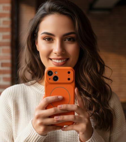 Image of Case Cover Compatible with iPhone 13 | Luxury Glass Matte Back Cover iPhone 13 | Magnetic Ring Style, Shockproof PC Case with Camera Lens Protection