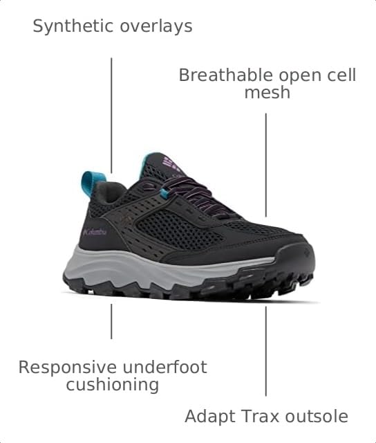 Image of Columbia Hatana Breathe Shoes for Men - Textile Lining and Insole with Back Pull Tab, Convenient and Performing Shoes