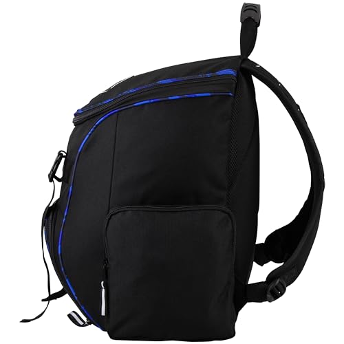 FUEL Oversized Wide Mouth Backpack with Multiple Compartments, Large Storage for Hiking, Work, Classroom, and Traveling - Blue Trim3