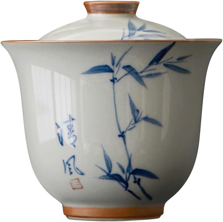 Teaware Gaiwan Tea Brewing Cup Hand Grasping BowlCover Bowl