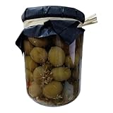 Aceitunas Rajadas | Corazón Extremeño 240 g | Aceitunas Aliñadas Gourmet de Extremadura | Aperitivo Tradicional Español | Ideal para Tapas, Picoteo y Aperitivos