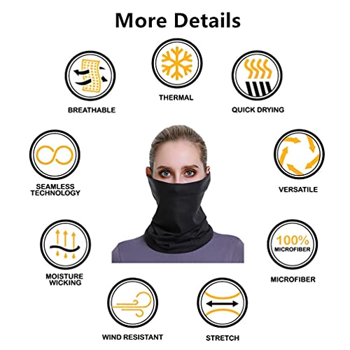 Image of VANCROWN Headband Neck Gaiter Head Wrap Headwear Face Mask Magic Scarf Bandana for Men and Women