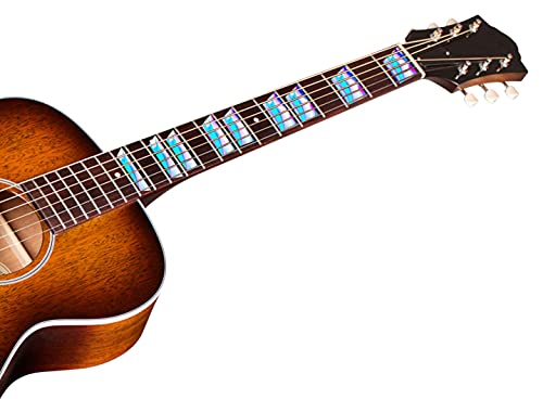 Image of CVANU Guitar Fretboard Sticker Fingerboard Carved Decal Stickers(Trapezium Design) Size(5cm X 17cm)(5cm X 17cm) Multicolor